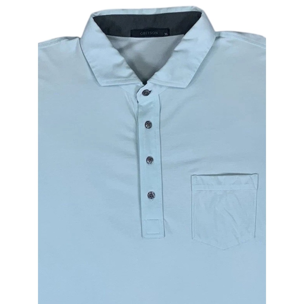 Greyson Golf Polo Shirt Mens XL Turqouise Stretch Comfort